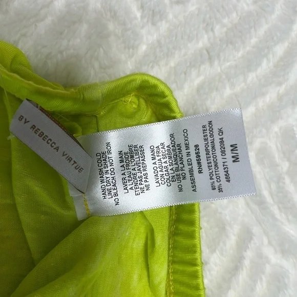 Becca “Zesty” Neon Wrap Cover-Up Dress Size Medium NWT – Beach & Resort Wear - Picture 6 of 9